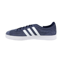 Adidas Vl Court 2.0 DA9854 Mens Blue Suede Lace Up Lifestyle Sneakers