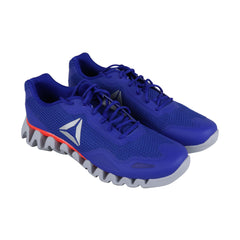 Reebok Zig Pulse Se Mens Blue Textile & Synthetic Athletic Running Shoes