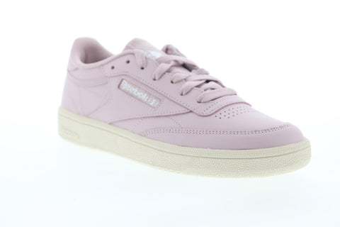 Reebok Club C 85 DV3728 Womens Pink Leather Low Top Lifestyle Sneakers Shoes