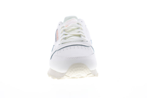 Reebok Classic Leather DV3762 Womens White Low Top Lifestyle Sneakers Shoes