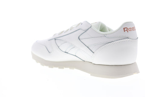 Reebok Classic Leather DV3762 Womens White Low Top Lifestyle Sneakers Shoes