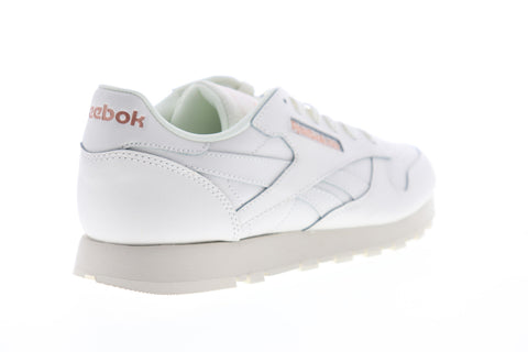Reebok Classic Leather DV3762 Womens White Low Top Lifestyle Sneakers Shoes