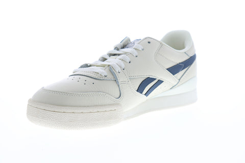Reebok Phase 1 Pro MU DV3794 Mens White Leather Lace Up Lifestyle Sneakers Shoes