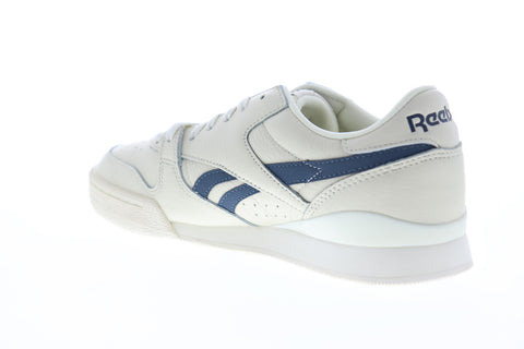 Reebok Phase 1 Pro MU DV3794 Mens White Leather Lace Up Lifestyle Sneakers Shoes
