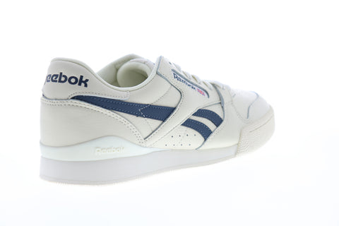 Reebok Phase 1 Pro MU DV3794 Mens White Leather Lace Up Lifestyle Sneakers Shoes