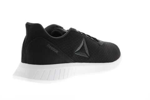 Reebok Lite DV3919 Mens Black Mesh Lace Up Athletic Running Shoes