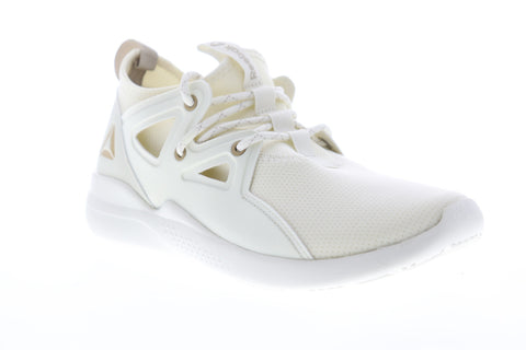 Reebok Cardio Motion Womens Beige Tan Low Top Athletic Cross Training Shoes