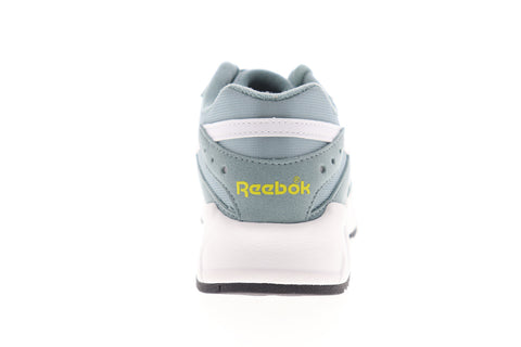 Reebok Aztrek DV4082 Mens Green Suede Low Top Lace Up Lifestyle Sneakers Shoes