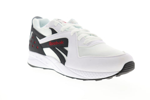 Reebok Pyro DV4216 Mens White Leather Casual Low Top Lifestyle Sneakers Shoes