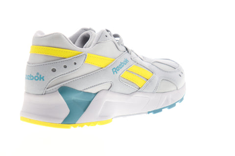 Reebok Aztrek DV4275 Mens Gray Suede Low Top Lace Up Lifestyle Sneakers Shoes