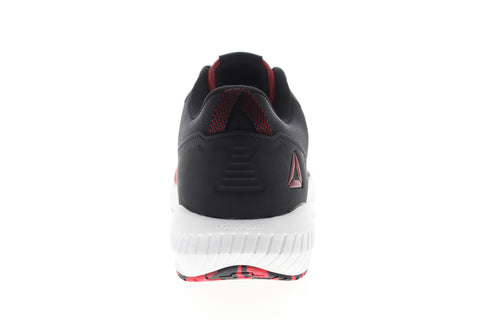 Reebok Hydrorush II DV4374 Mens Red Canvas Lace Up Athletic Running Shoes