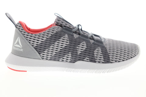Reebok Reago Pulse DV4446 Womens Gray Mesh Low Top Athletic Running Shoes