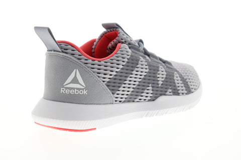 Reebok Reago Pulse DV4446 Womens Gray Mesh Low Top Athletic Running Shoes