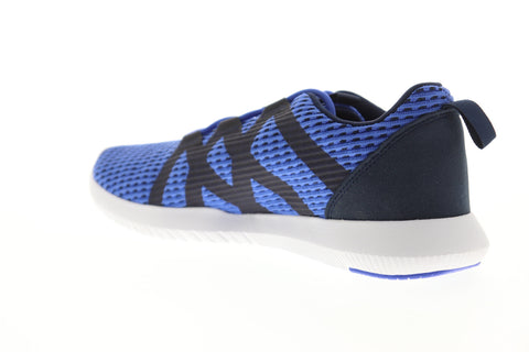 Reebok Reago Pulse DV4444 Mens Blue Canvas Lace Up Athletic Running Shoes