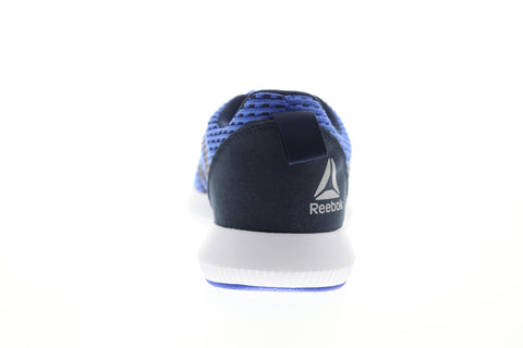 Reebok Reago Pulse DV4444 Mens Blue Canvas Lace Up Athletic Running Shoes