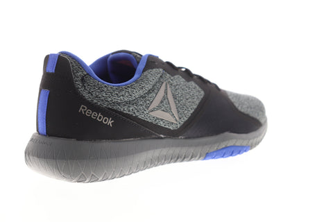 Reebok Flexagon Force DV4475 Mens Gray Canvas Lace Up Athletic Running Shoes