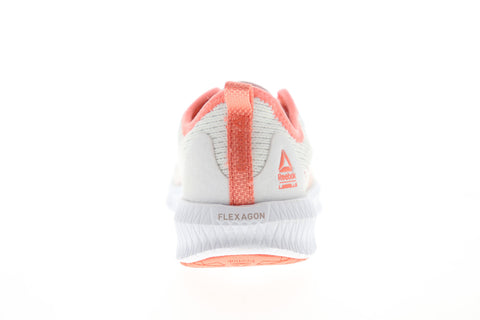 Reebok Flexagon LM DV4807 Womens White Low Top Athletic Cross Training Shoes