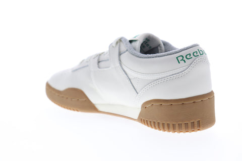 Reebok Workout Clean MU DV5186 Mens White Leather Lifestyle Sneakers Shoes