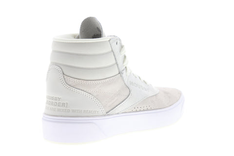 Reebok Moussy Freestyle Nova DV5190 Womens White Suede Lifestyle Sneakers Shoes