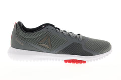 Reebok Flexagon Force DV5207 Mens Gray Canvas Low Top Athletic Gym Running Shoes
