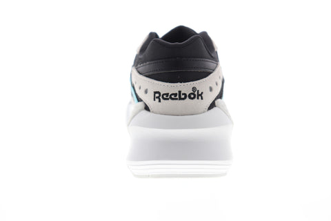 Reebok Aztrek Double 93 DV5387 Mens Black Suede Low Top Lifestyle Sneakers Shoes