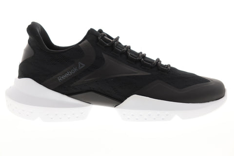 Reebok Split Fuel DV5447 Mens Black Mesh Low Top Lifestyle Sneakers Shoes