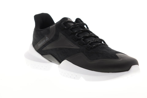Reebok Split Fuel DV5447 Mens Black Mesh Low Top Lifestyle Sneakers Shoes