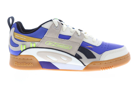 afkom forbruge Forbavselse Reebok Workout Plus ATI 90S DV5495 Mens Blue Leather Lifestyle Sneaker -  Ruze Shoes