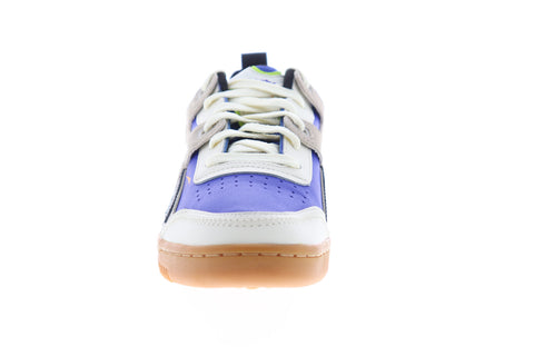 Reebok Workout Plus ATI 90S DV5495 Mens Blue Leather Lifestyle Sneakers Shoes