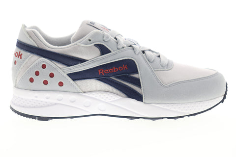 Reebok Pyro DV5571 Mens Gray Suede Low Top Lace Up Lifestyle Sneakers Shoes