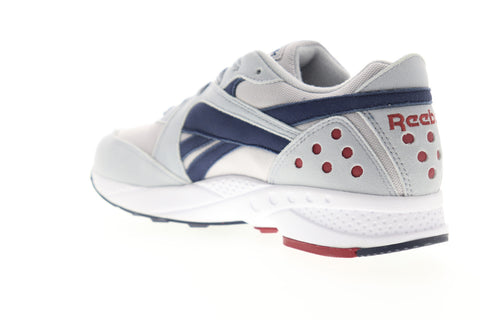 Reebok Pyro DV5571 Mens Gray Suede Low Top Lace Up Lifestyle Sneakers Shoes