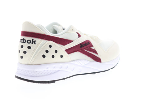Reebok Pyro DV5573 Mens Beige Tan Suede Low Top Lace Up Lifestyle Sneakers Shoes