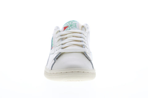 Reebok NPC UK DV5585 Womens White Leather Low Top Lifestyle Sneakers Shoes
