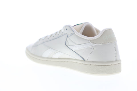 Reebok NPC UK DV5585 Womens White Leather Low Top Lifestyle Sneakers Shoes