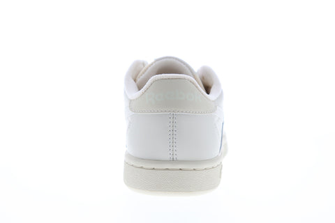 Reebok NPC UK DV5585 Womens White Leather Low Top Lifestyle Sneakers Shoes