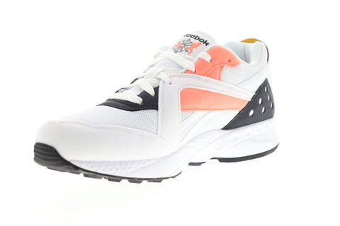 Reebok Pyro DV5701 Mens White Mesh Lace Up Lifestyle Sneakers Shoes