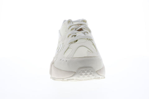 Reebok Aztrek Double 93 Mens White Suede Low Top Lace Up Sneakers Shoes