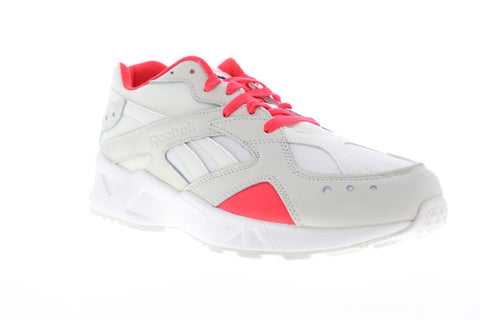 Reebok Aztrek DV6513 Mens White Mesh Low Top Lace Up Lifestyle Sneakers Shoes