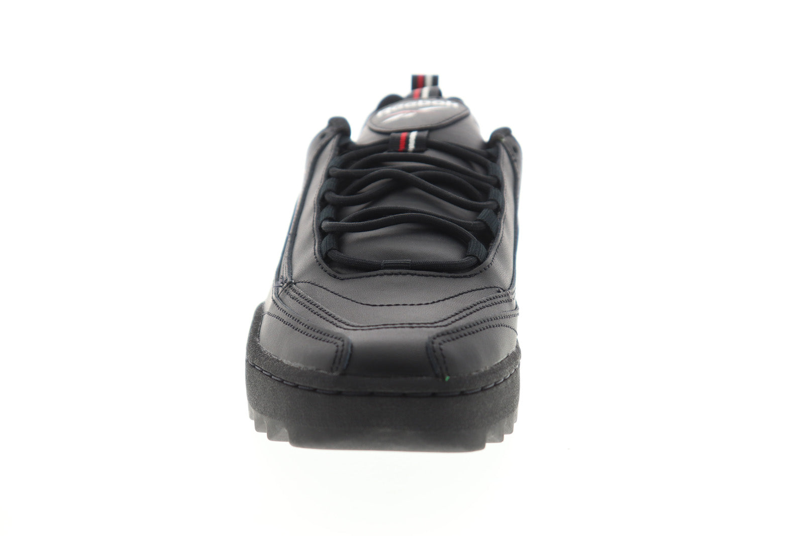 Reebok Rivyx Ripple DV6620 Mens Black Leather Low Top Lifestyle - Ruze Shoes