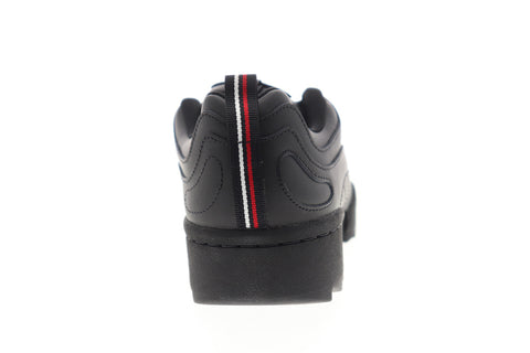 Reebok Rivyx Ripple DV6620 Mens Black Leather Low Top Lifestyle Sneakers Shoes