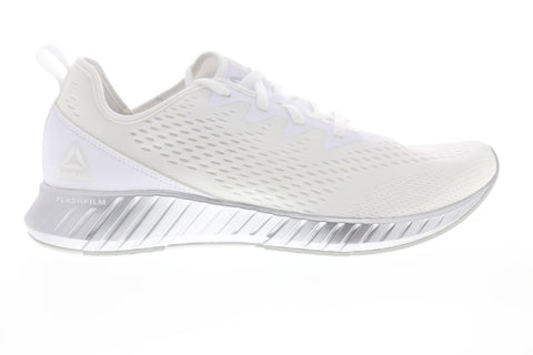 Reebok Flashfilm DV6969 Mens White Mesh Low Top Athletic Cross Training Shoes
