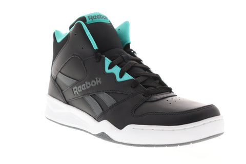 Reebok Royal Bb4500 Hi2 Mens Black Leather High Top Sneakers Shoes