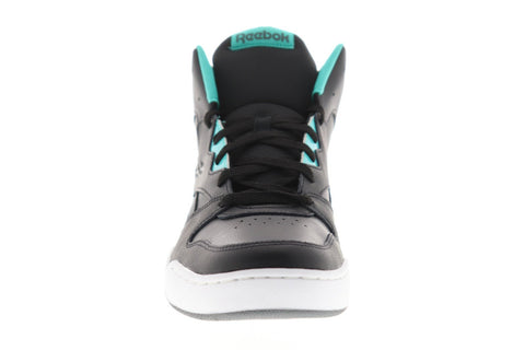 Reebok Royal Bb4500 Hi2 Mens Black Leather High Top Sneakers Shoes