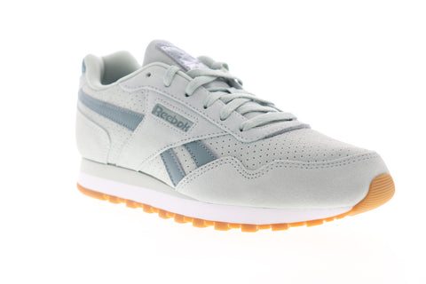 Reebok Classic Harman Run DV7058 Womens Gray Suede Lifestyle Sneakers Shoes