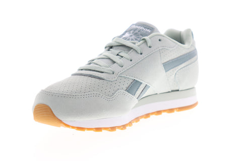 Reebok Classic Harman Run DV7058 Womens Gray Suede Lifestyle Sneakers Shoes
