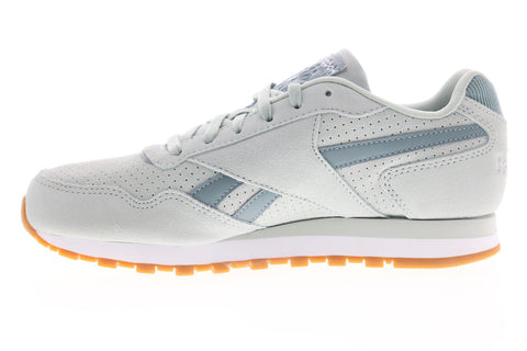 Reebok Classic Harman Run DV7058 Womens Gray Suede Lifestyle Sneakers Shoes