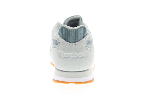 Reebok Classic Harman Run DV7058 Womens Gray Suede Lifestyle Sneakers Shoes
