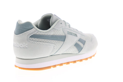 Reebok Classic Harman Run DV7058 Womens Gray Suede Lifestyle Sneakers Shoes
