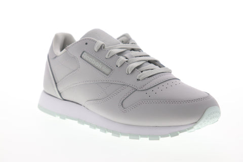 Reebok Classic Leather DV7104 Womens Gray Low Top Lifestyle Sneakers Shoes