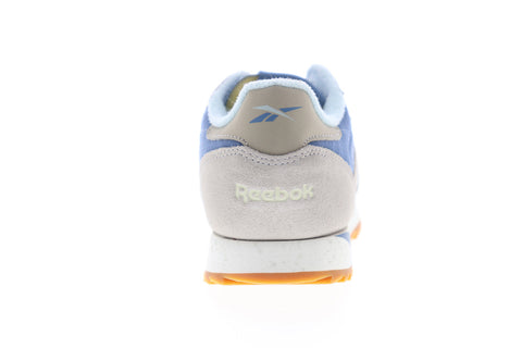 Reebok Classic Leather Ripple DV7142 Womens Gray Suede Lifestyle Sneakers Shoes